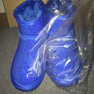 Azalea Wang All Night Long rhinestone ankle boots